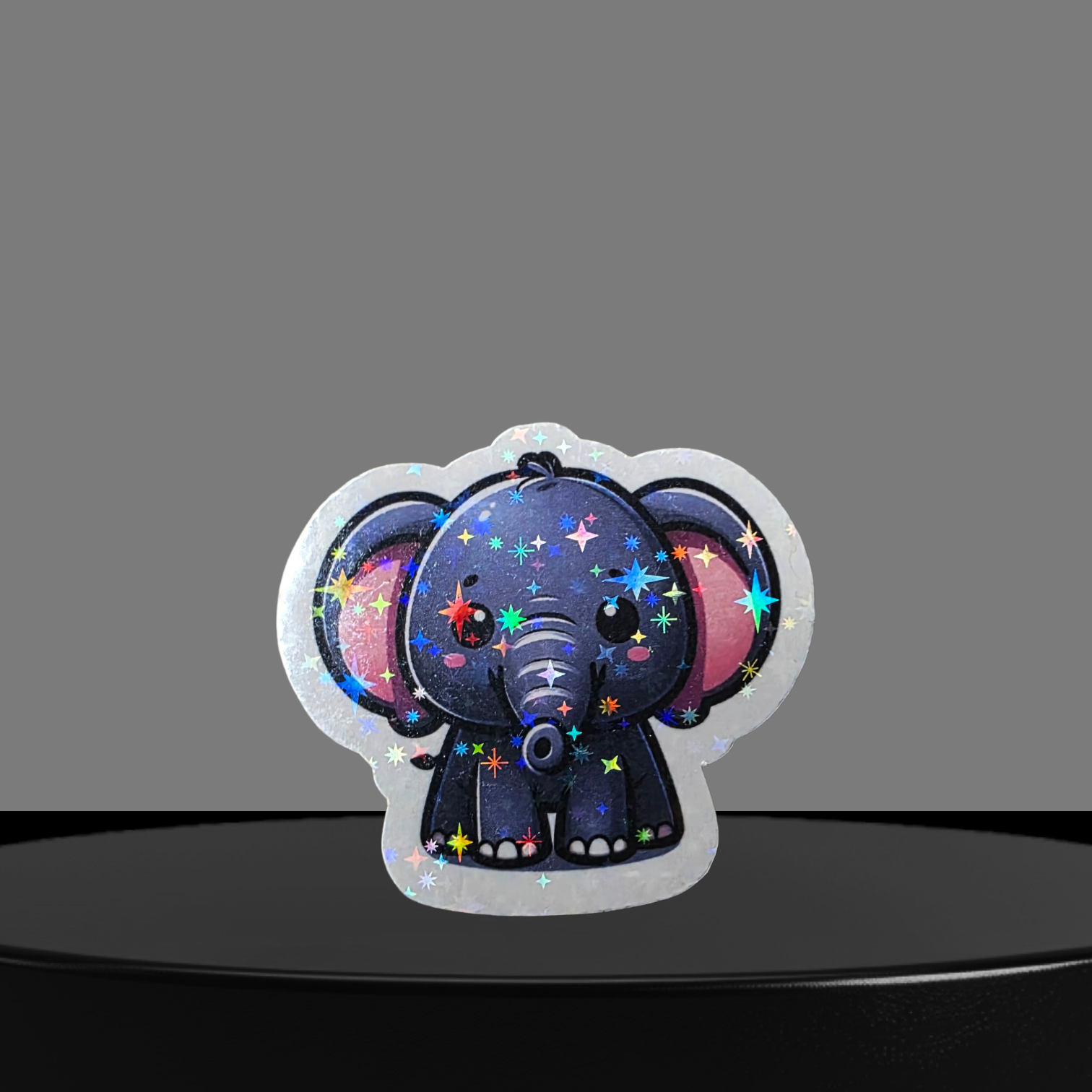 Elefant Glitzer Sticker