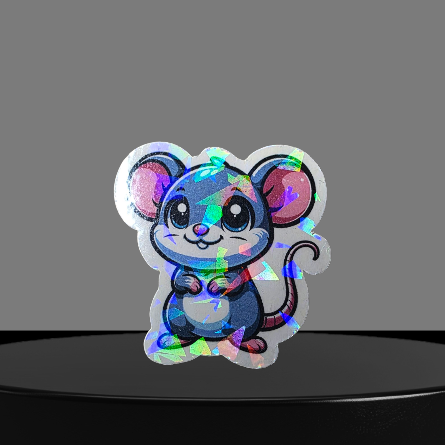 Maus Glitzer Sticker