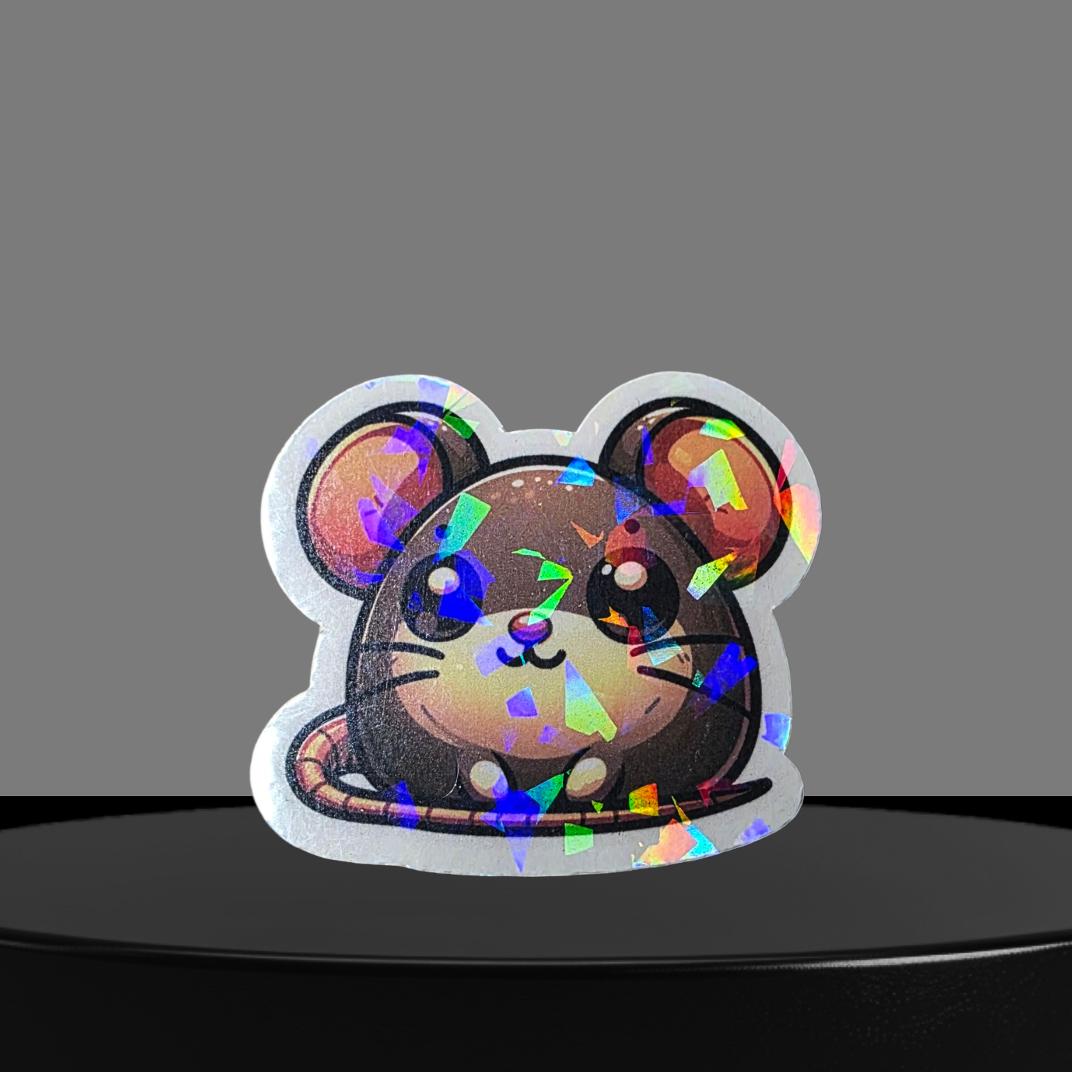 Maus Glitzer Sticker