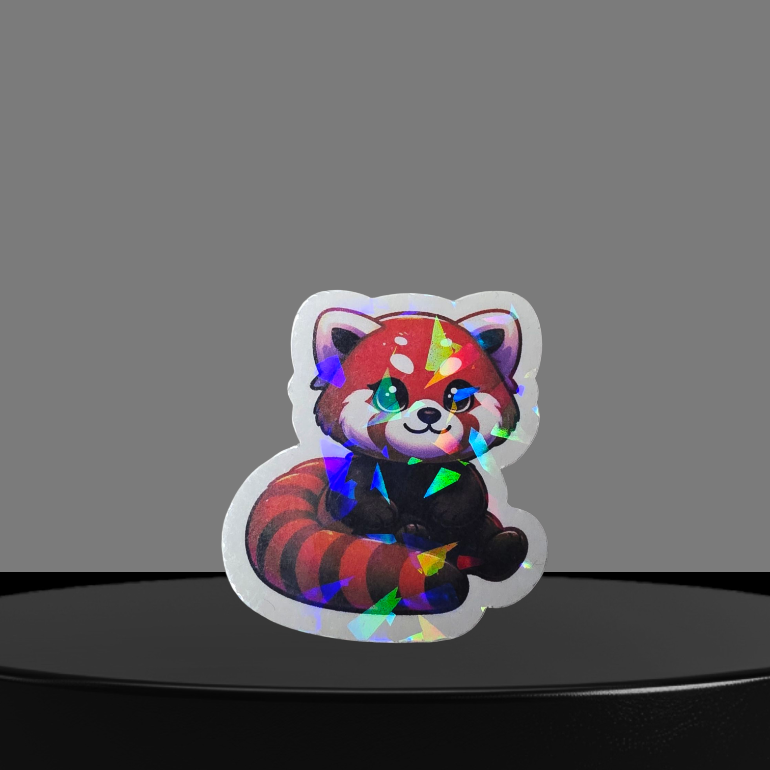 Fuchs Glitzer Sticker