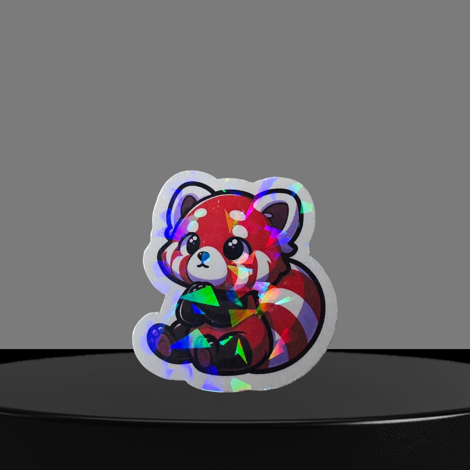 Fuchs Glitzer Sticker