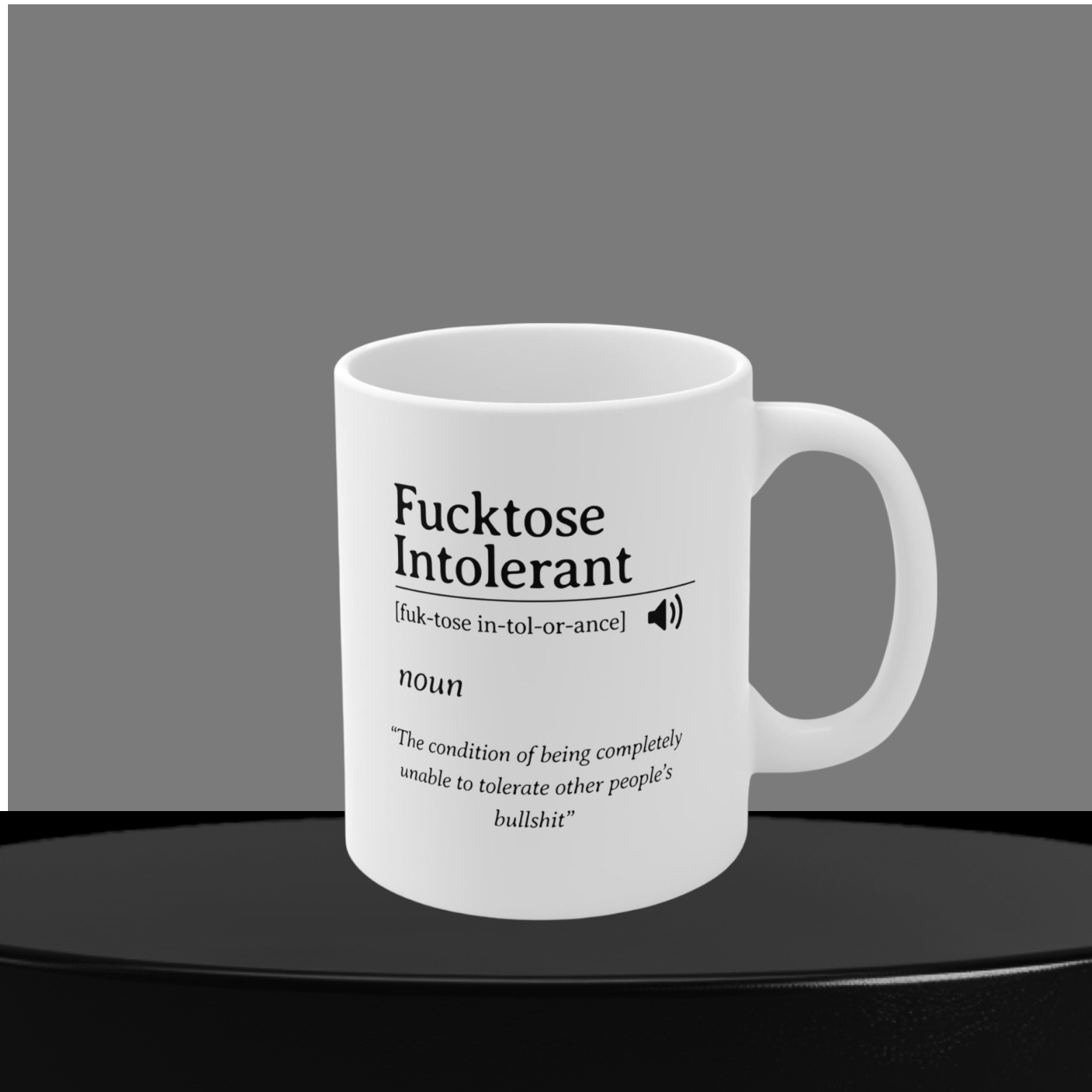 Fucktose Intolerant Tasse, Kaffee Becher
