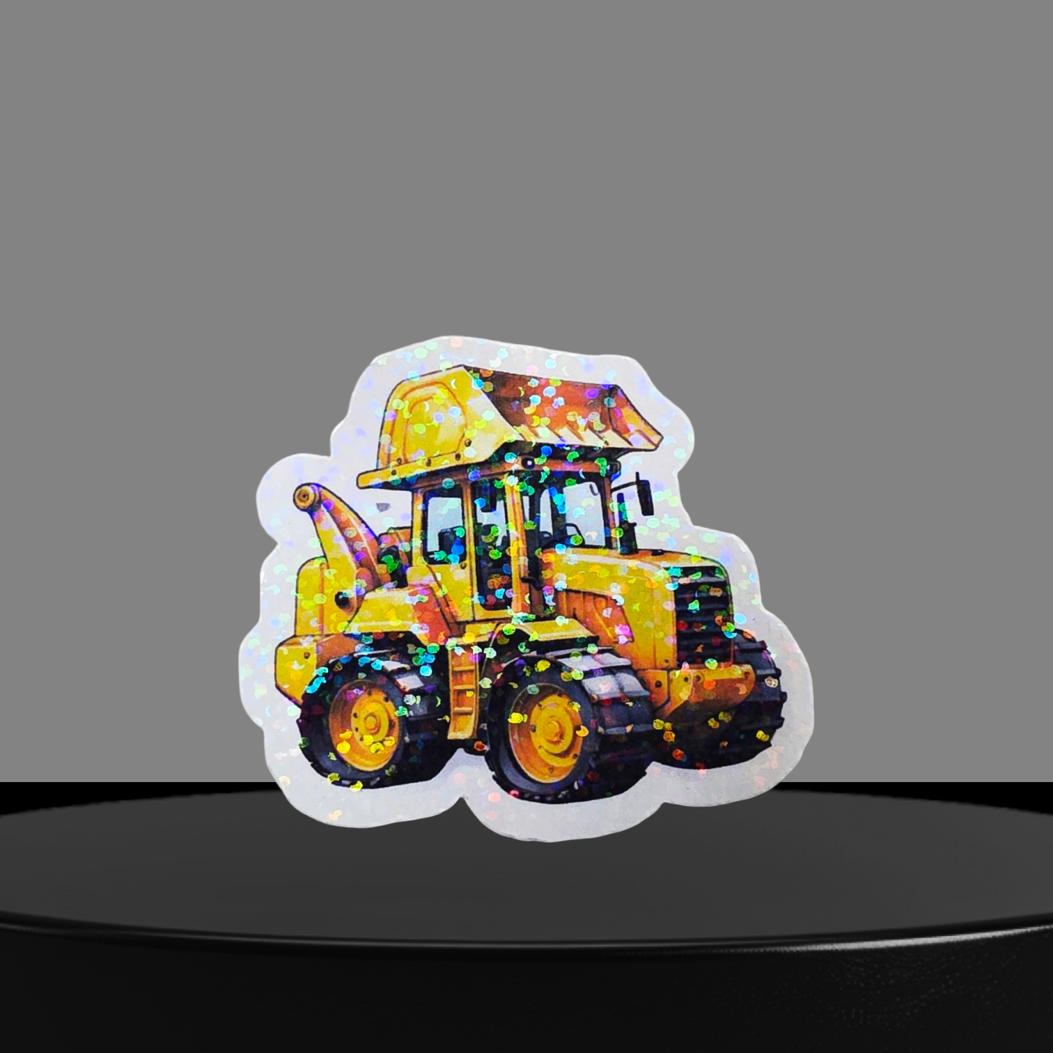 Bagger Glitzer Sticker
