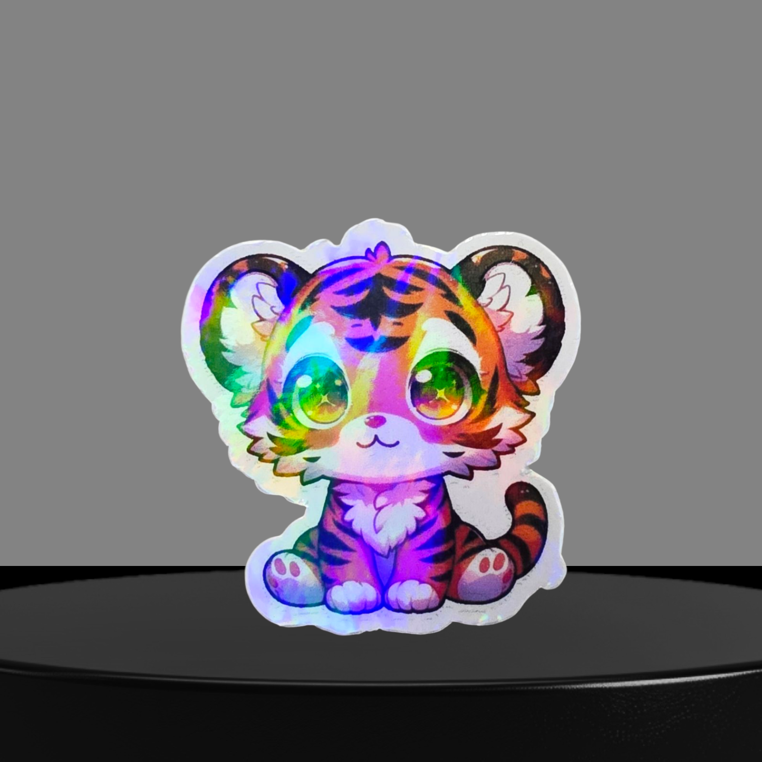 Baby Tiger Glitzer Sticker