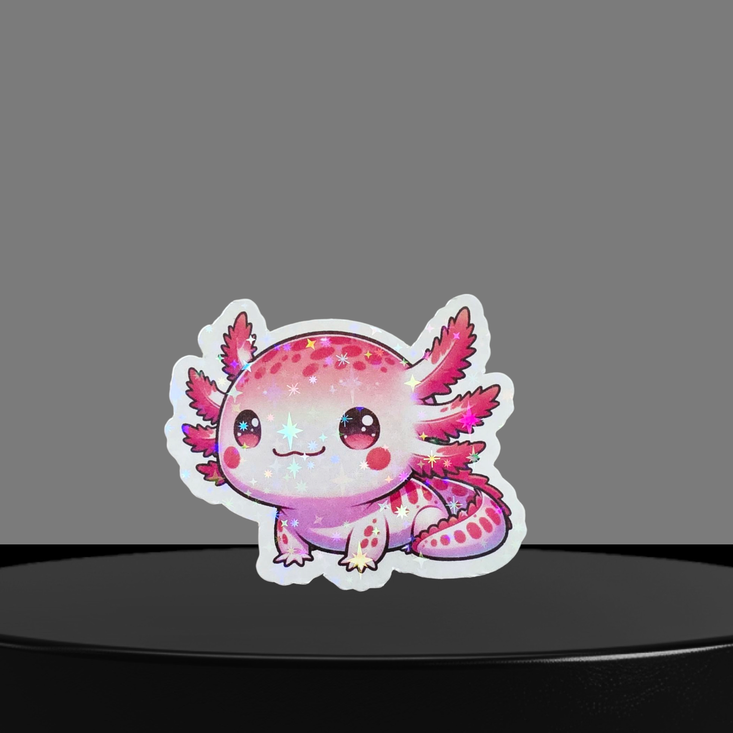 Axolotl Glitzer Sticker