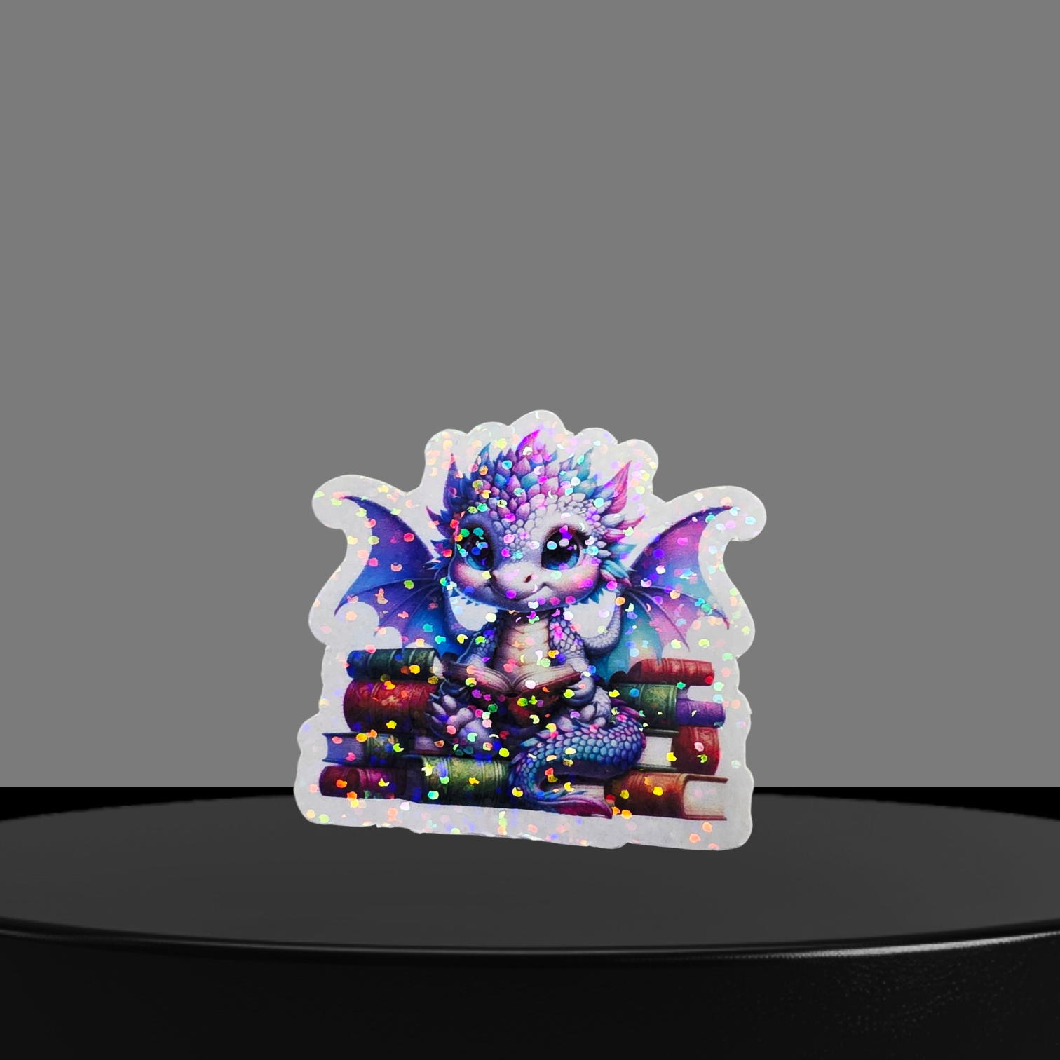 Drache Glitzer Sticker