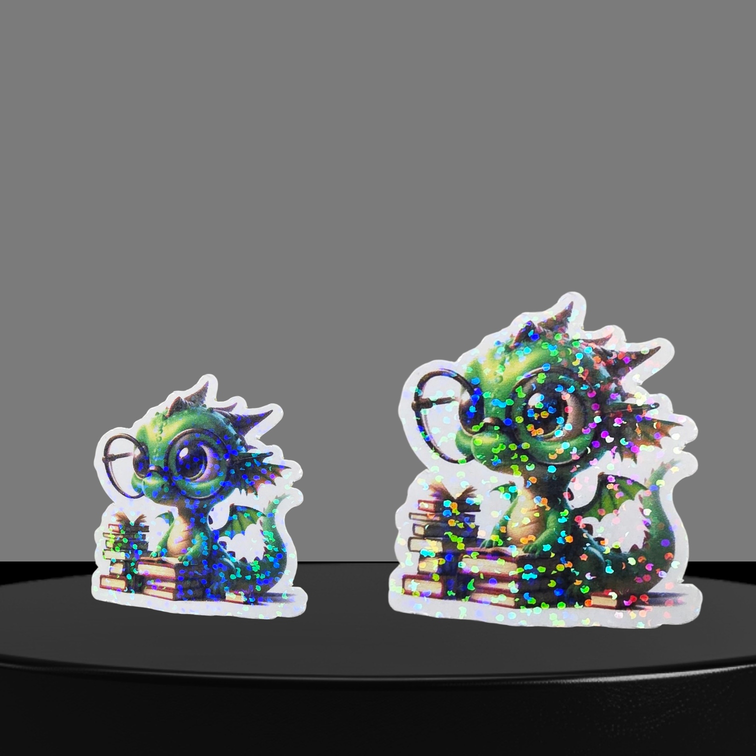 Drache Glitzer Sticker
