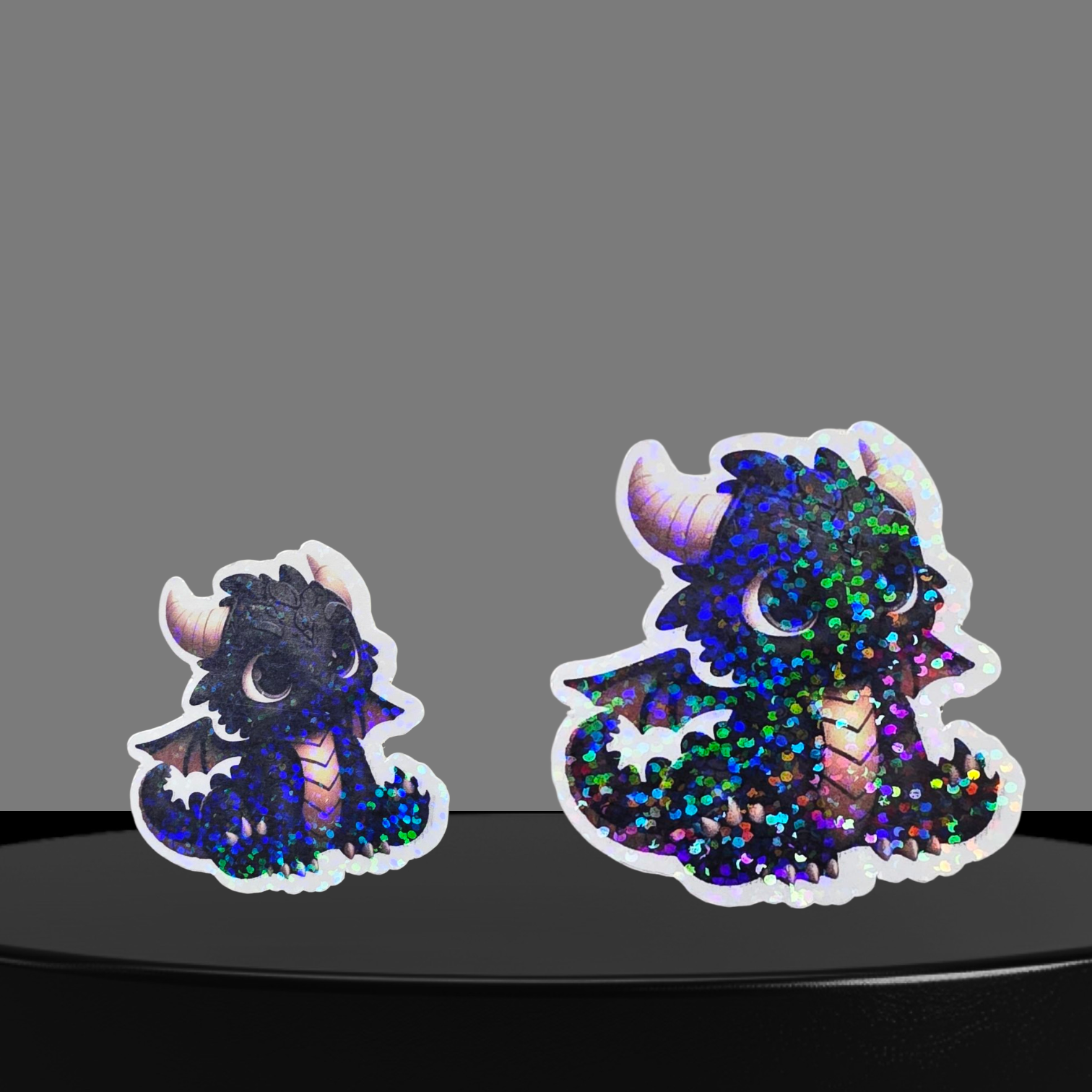 Drache Glitzer Sticker