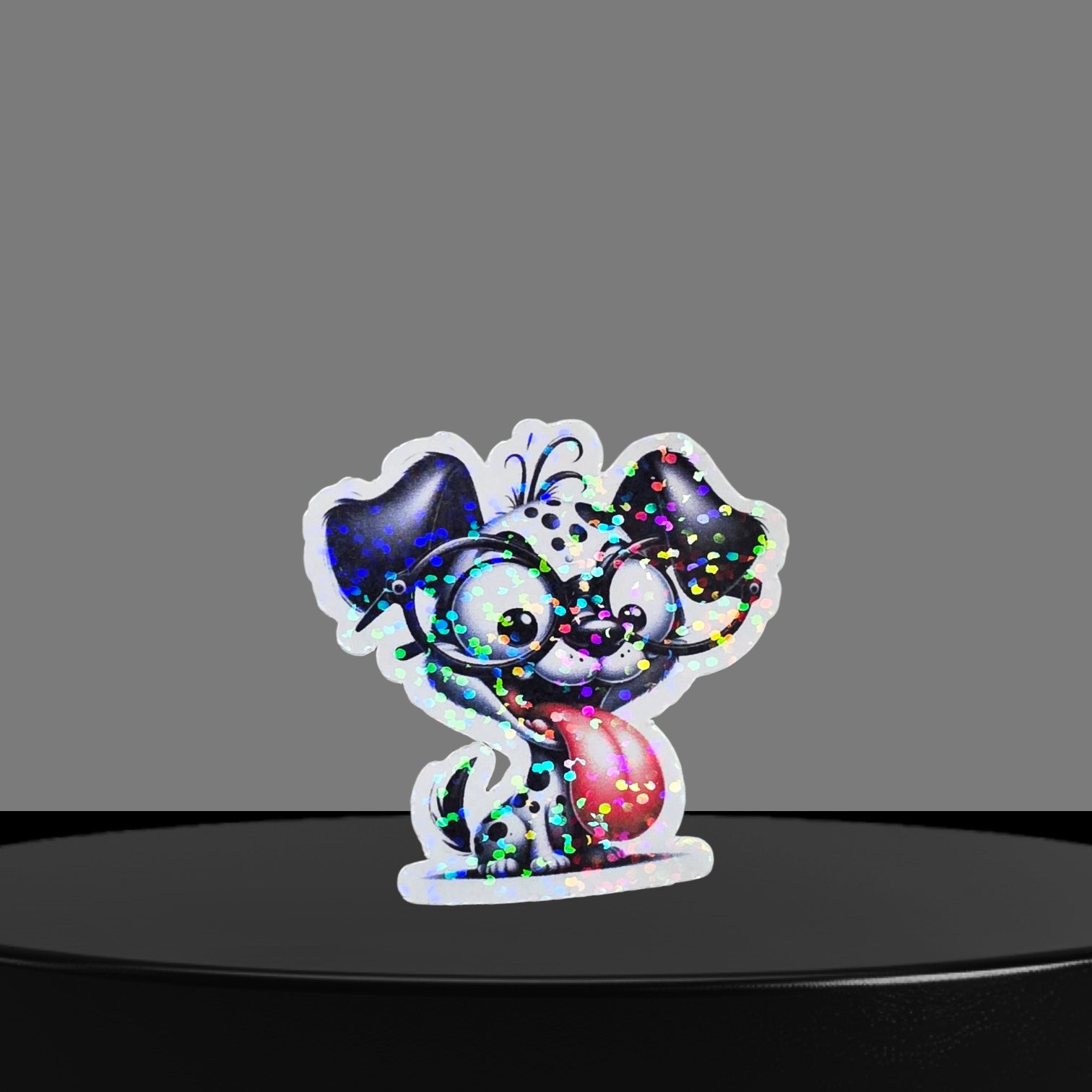 Hunde Glitzer Sticker