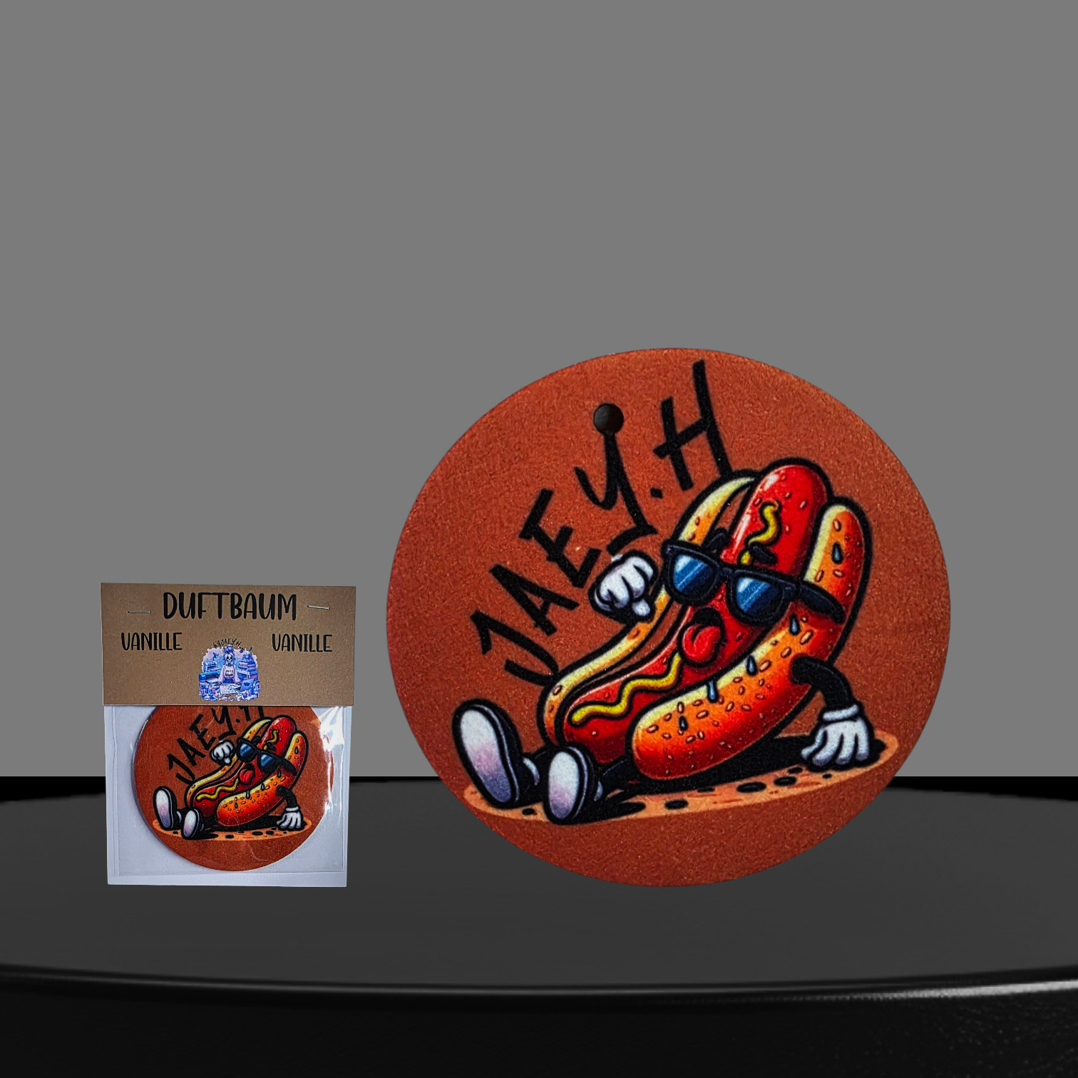 Duftbaum Hotdog rund