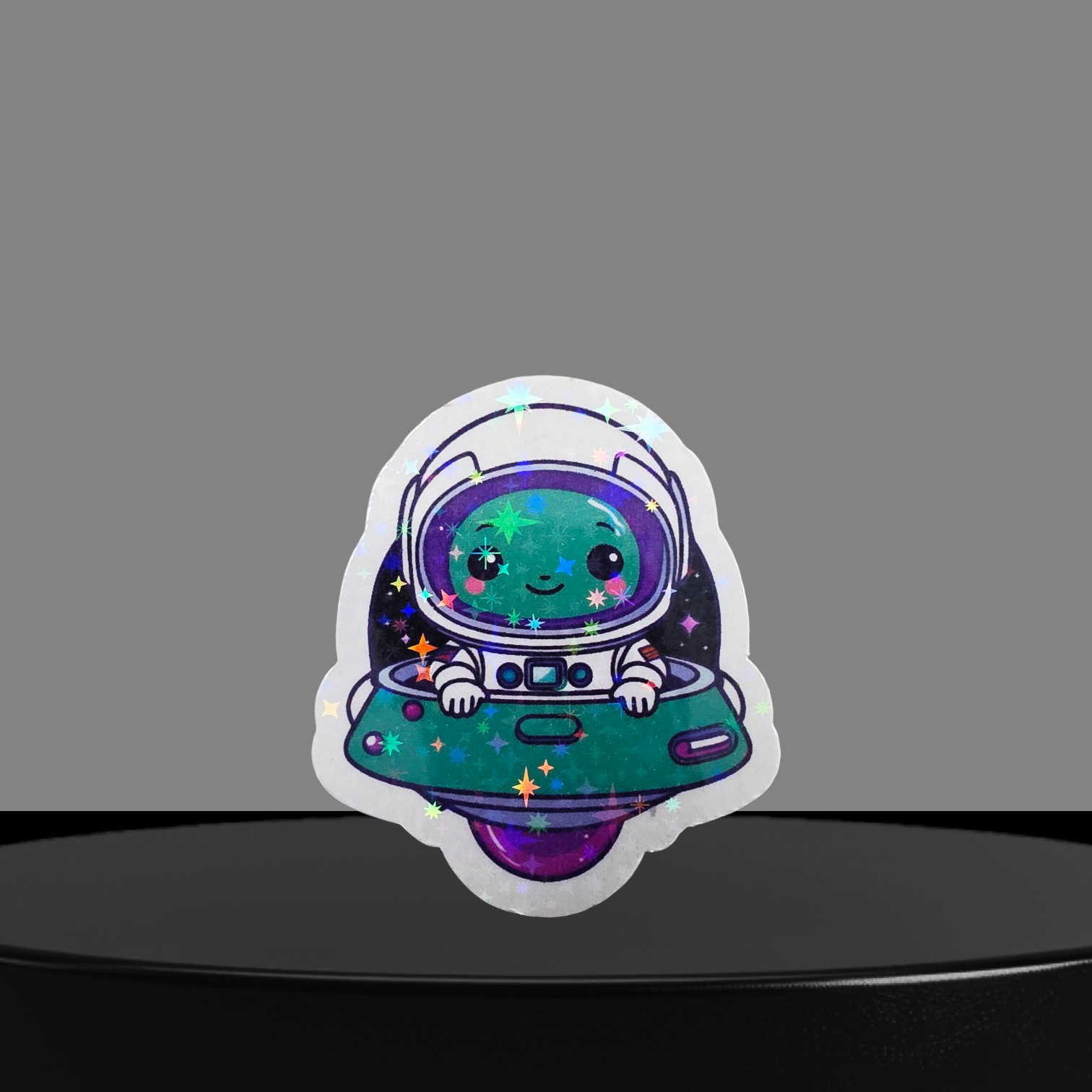 Astronaut Glitzer Sticker