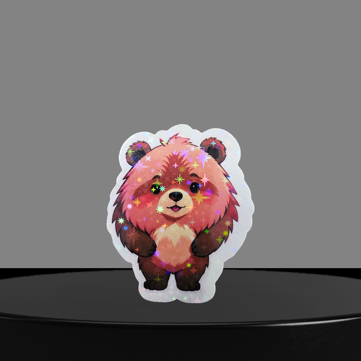 Bär Glitzer Sticker