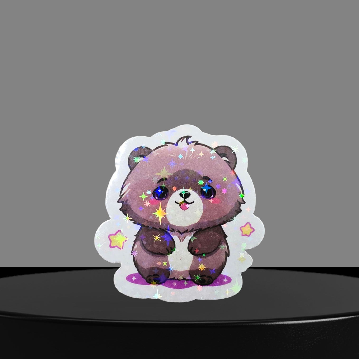 Bär Glitzer Sticker