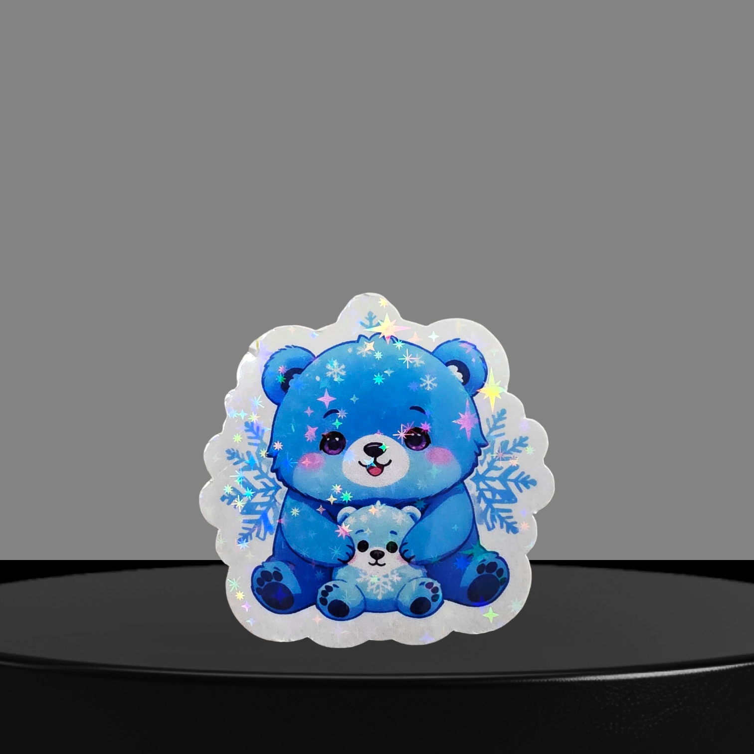 Bär Glitzer Sticker