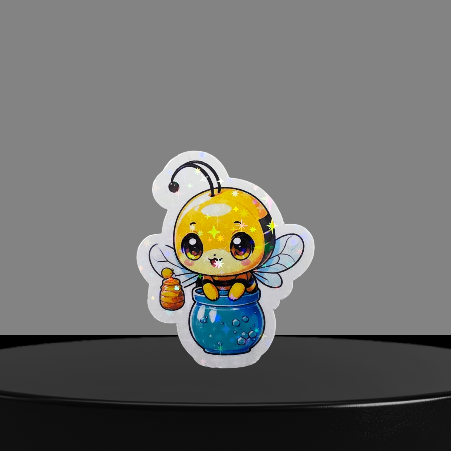 Biene Glitzer Sticker