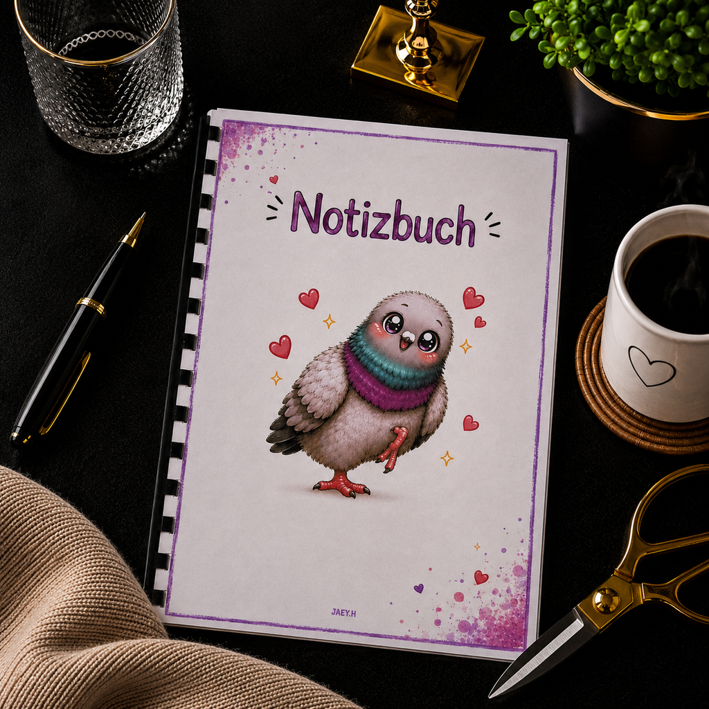 Notizbuch Tauben