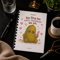 Notizbuch Gurke „Das Ding hat mehr Ausdauer als ich."
