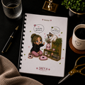 Notizbuch Katze & Vase