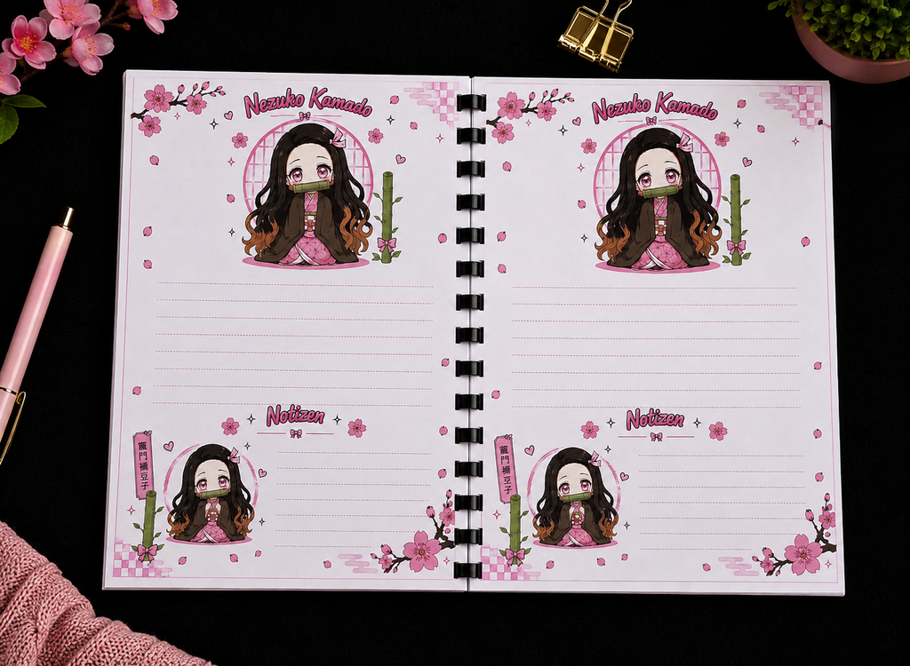 Notizbuch Nezuko Kamado